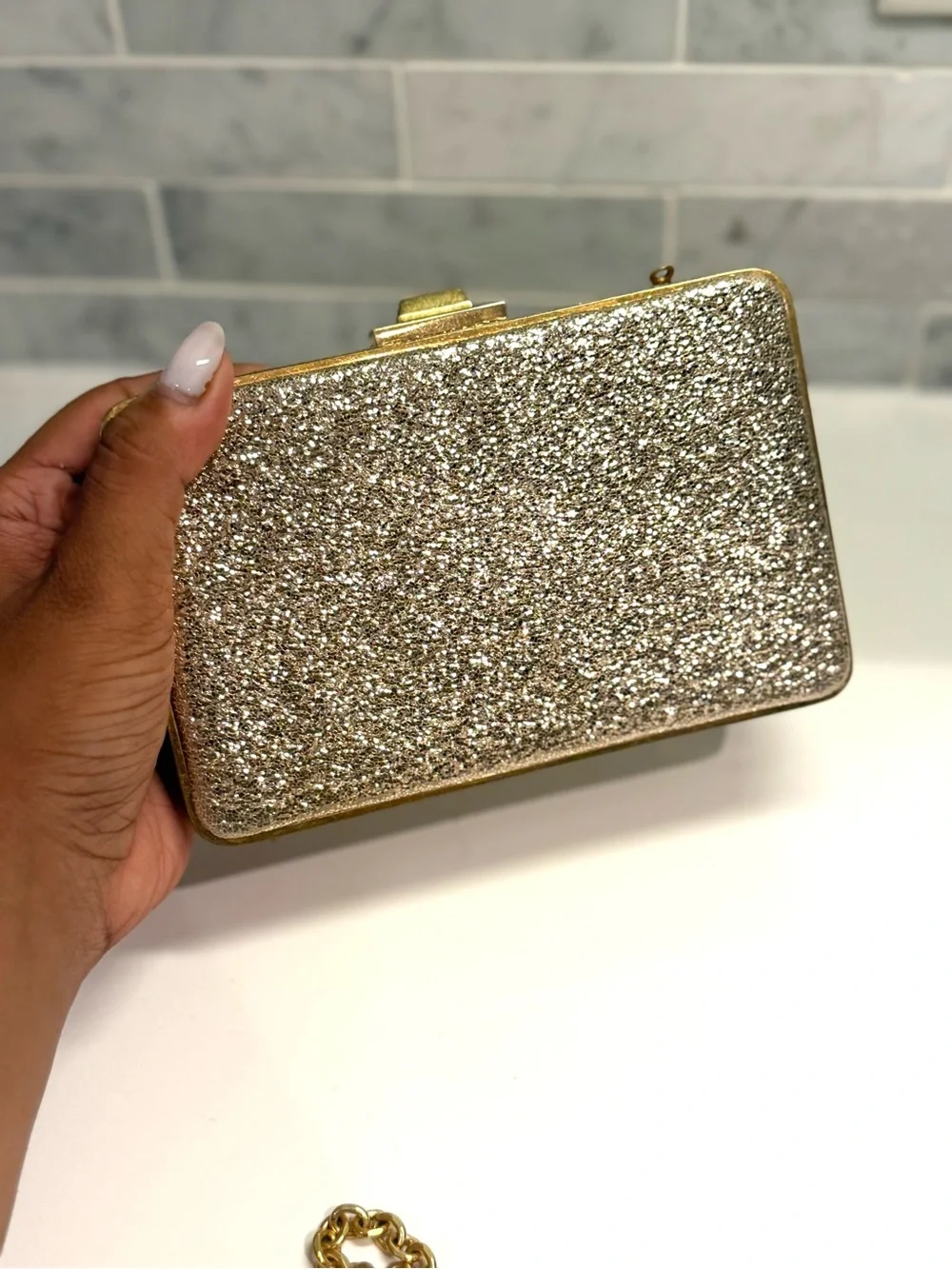 Charles & Keith glamour clasp removed